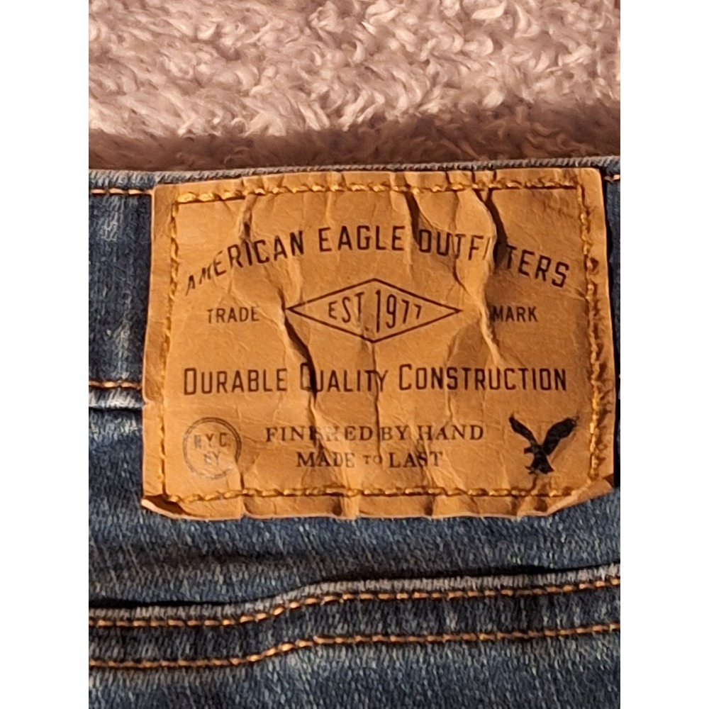 American Eagle Outfitters Extreme Flex Dark Wash Slim Fit Jeans Men's Denim Y2K - Picture 9 of 9